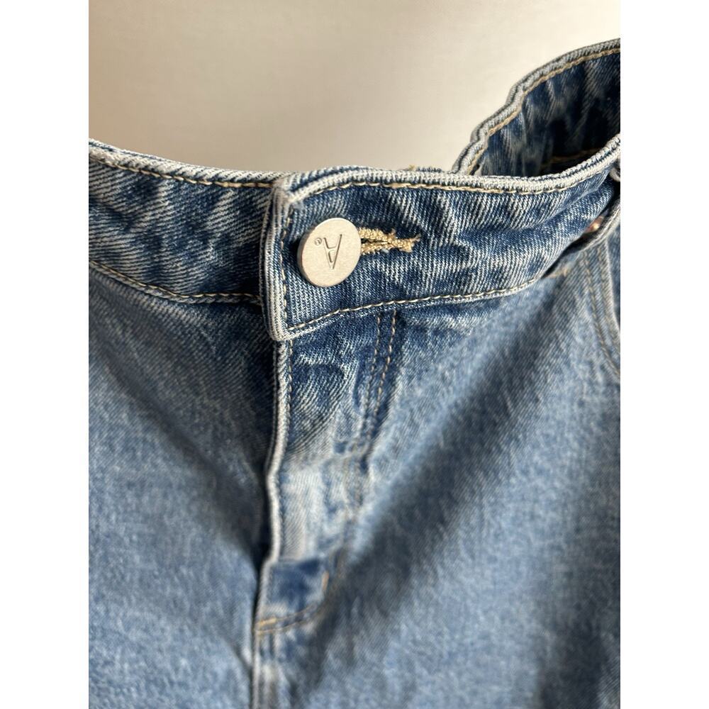 Revolve Abrad Denim Shorts 12 Blue Hi Rise 90’s
 Festival Y2K - Picture 5 of 13